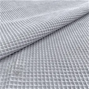 Țesătură din bumbac waffle grey