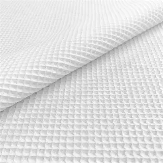 Țesătură din bumbac waffle white