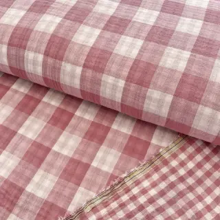 Mușelină Double sided CHECKS MINI mauve