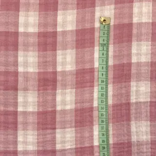 Mușelină Double sided CHECKS MINI mauve