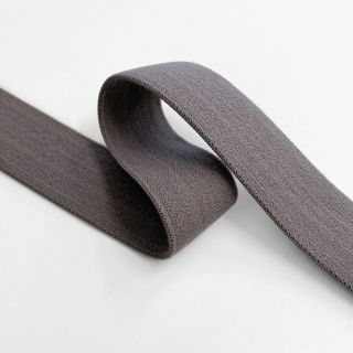 Elastic neted 2,5 cm dark taupe