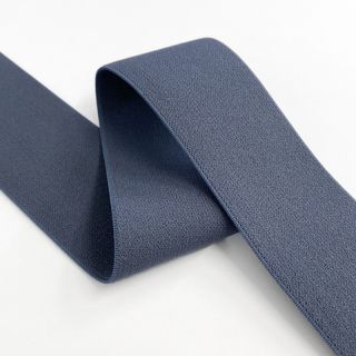 Elastic neted 4 cm dark jeans