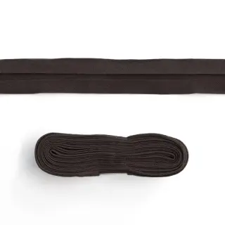 Bordură din bumbac - 3 m dark choco