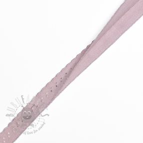 Bandă elastică 12 mm LUXURY washed pink