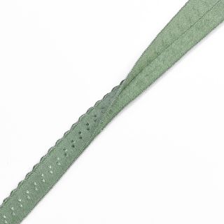 Bandă elastică 12 mm LUXURY old green