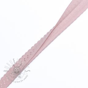 Bandă elastică 12 mm LUXURY old pink