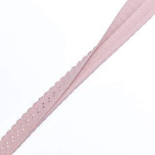 Bandă elastică 12 mm LUXURY old pink