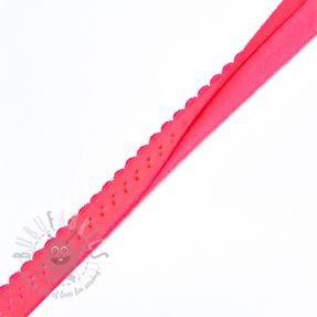 Bandă elastică 12 mm LUXURY neon pink