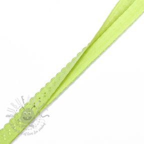 Bandă elastică 12 mm LUXURY lime