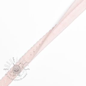 Bandă elastică 12 mm LUXURY light old pink