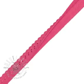 Bandă elastică 12 mm LUXURY fuchsia