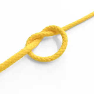Șnur din bumbac 5 mm lemon