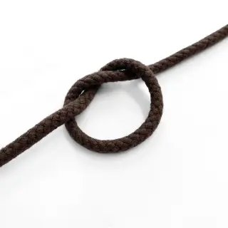 Șnur din bumbac 5 mm dark mocha