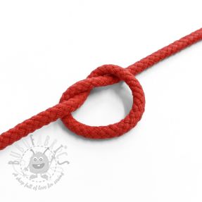 Șnur din bumbac 5 mm red