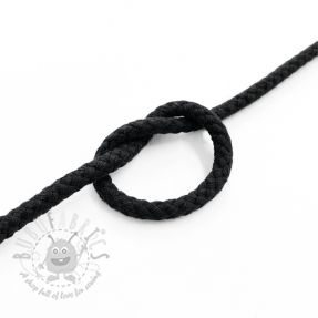 Șnur din bumbac 5 mm black