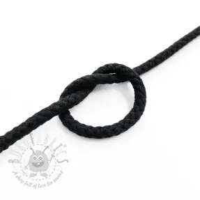 Șnur din bumbac 5 mm black