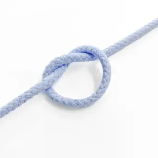 Șnur din bumbac 5 mm light blue