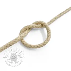 Șnur din bumbac 5 mm light yellow