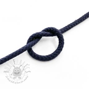 Șnur din bumbac 5 mm dark blue