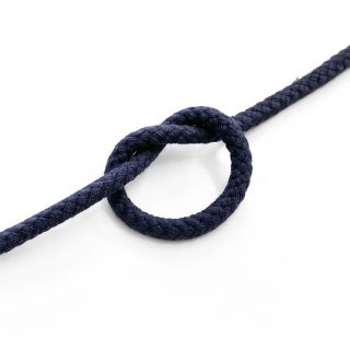 Șnur din bumbac 5 mm dark blue