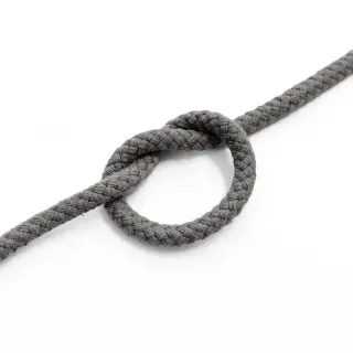 Șnur din bumbac 5 mm dark grey