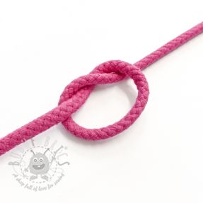 Șnur din bumbac 5 mm fuchsia