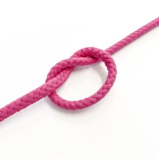 Șnur din bumbac 5 mm fuchsia