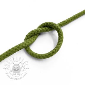 Șnur din bumbac 5 mm olive green