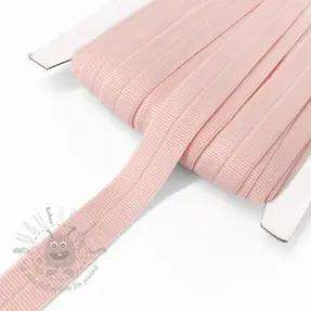 Bandă elastică mată 20 mm RIB pink