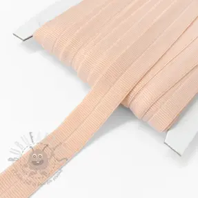 Bandă elastică mată 20 mm RIB salmon