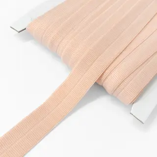 Bandă elastică mată 20 mm RIB salmon