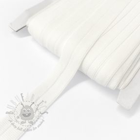 Bandă elastică mată 20 mm RIB off white