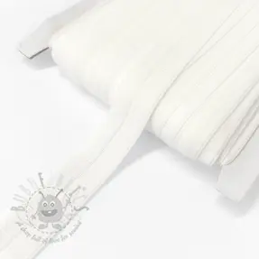 Bandă elastică mată 20 mm RIB off white