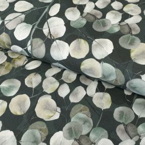 Țesătură decorativă Eucalyptus boho leaf digital print