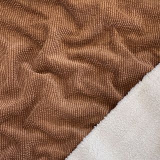 Catifea raiată FAUX FUR rust