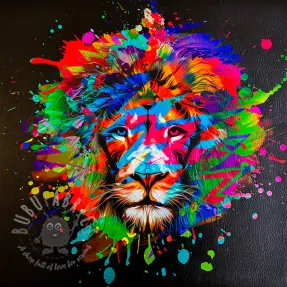 Piele sintetică KARIA Lion splash PANEL