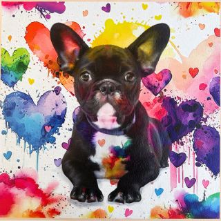 Piele sintetică KARIA French Bulldog PANEL