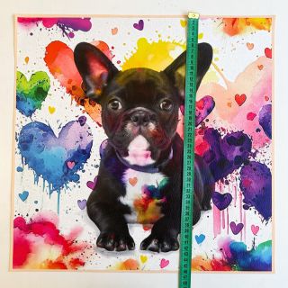 Piele sintetică KARIA French Bulldog PANEL