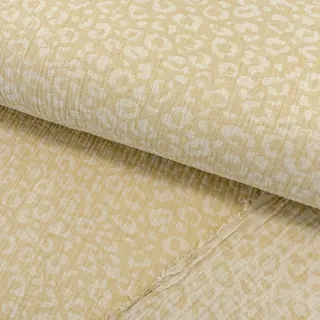 Mușelină jacquard Animal yellow ecru