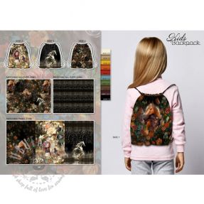 Țesătură decorativă KIDS BACKPACK Wild power PANEL