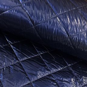 Material textil matlasat Shine dark navy