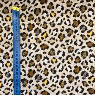 Țesătură decorativă jacquard PUMA ALLOVER JAUNE