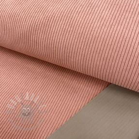 Catifea raiată HUGGY bois de rose