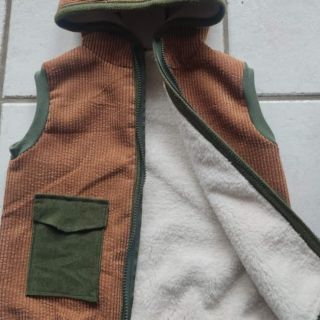 Catifea raiată FAUX FUR rust