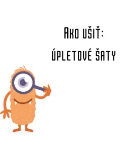Ako ušiť - Úpletové šaty