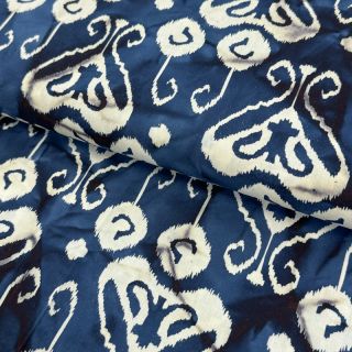 Țesătură din bumbac UNIQUE BATIK design L navy