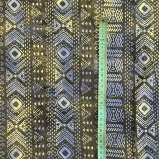 Țesătură din bumbac UNIQUE BATIK design K brown