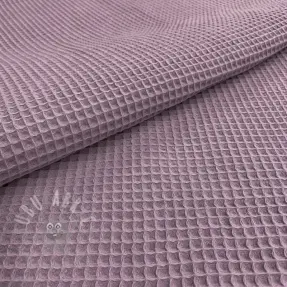 Țesătură din bumbac waffle old purple