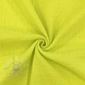 Mușelină NEON YELLOW ORGANIC