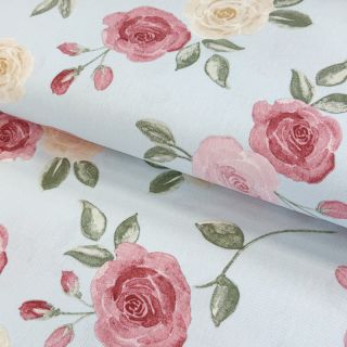 Țesătură decorativă premium Romantic floral rose